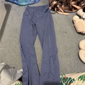 Aerie/Offline blue crossover leggings